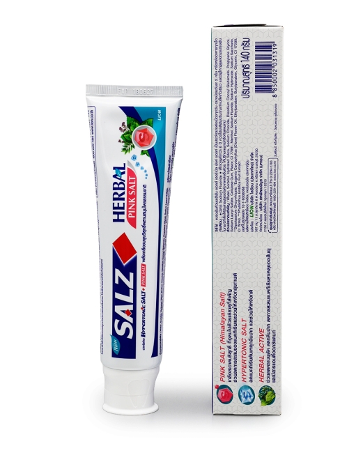 LION Паста зубная для комплексной защиты полости рта с розовой солью и травами Salz Herbal Pink Salt, 140 г LION Паста зубная для комплексной защиты полости рта с розовой солью и травами Salz Herbal Pink Salt, 140 г