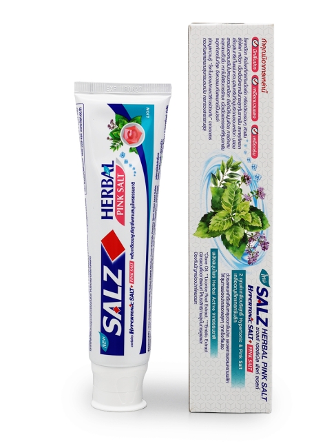 LION Паста зубная для комплексной защиты полости рта с розовой солью и травами Salz Herbal Pink Salt, 140 г LION Паста зубная для комплексной защиты полости рта с розовой солью и травами Salz Herbal Pink Salt, 140 г