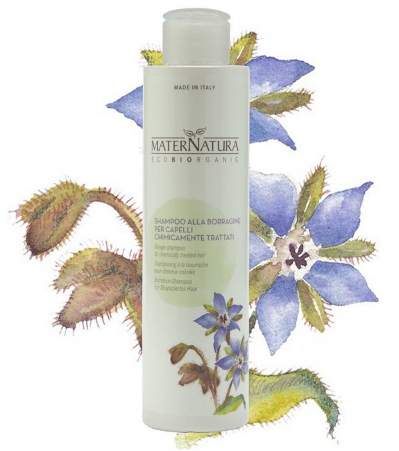 Mater Natura Шампунь для поврежденных и окрашенных волос с Бурачником, 250 мл