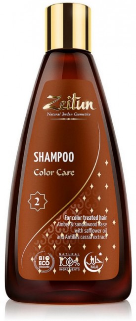 Zeitun Шампунь №2 для окрашенных волос с Сандалом и Амброй, 250 мл