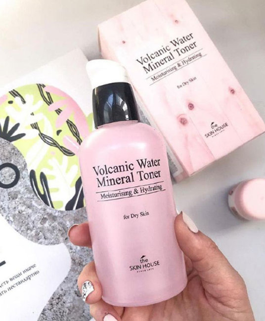 The Skin House Volcanic Water Mineral Toner Тонер с минеральной вулканической водой, 130 мл