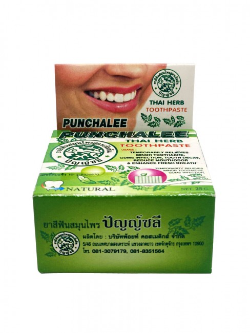 Punchalee Зубная паста растительная Панчали Thai Herb Toothpaste, 25 г Punchalee Зубная паста растительная Панчали Thai Herb Toothpaste, 25 г