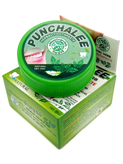 Punchalee Зубная паста растительная Панчали Thai Herb Toothpaste, 25 г