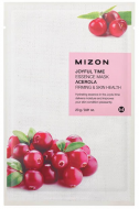 MIZON Joyful Time Essence Mask Acerola Тканевая маска для лица с экстрактом барбадосской вишни, 23 г