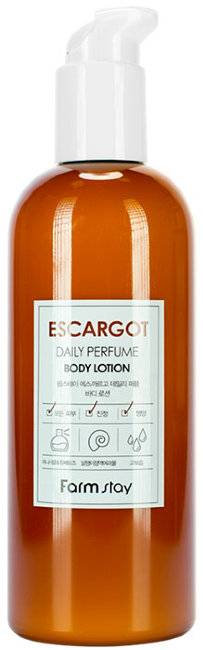 FarmStay Escargot Daily Perfume Body Lotion Парфюмированный лосьон для тела с муцином улитки, 330 мл