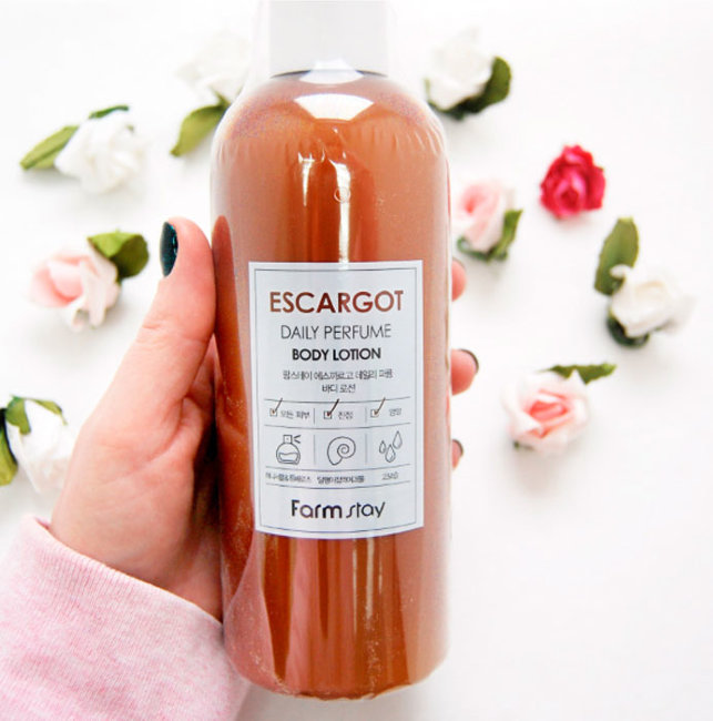 FarmStay Escargot Daily Perfume Body Lotion Парфюмированный лосьон для тела с муцином улитки, 330 мл