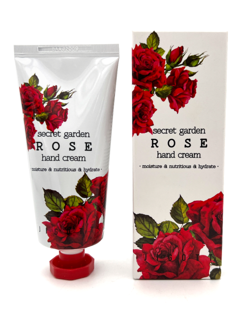 Jigott Крем для рук с экстрактом Розы Secret Garden Rose Hand Cream, 100 мл Jigott Крем для рук с экстрактом Розы Secret Garden Rose Hand Cream, 100 мл