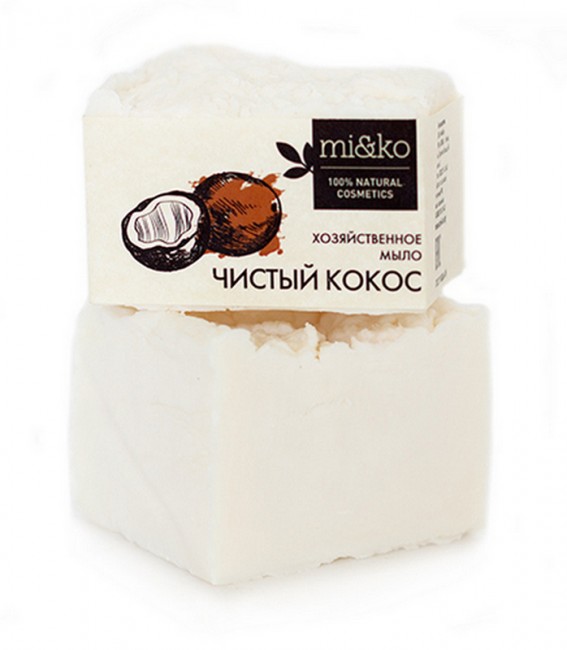 MiKo Хозяйственное мыло Чистый кокос, 175 г MiKo Хозяйственное мыло Чистый кокос, 175 г