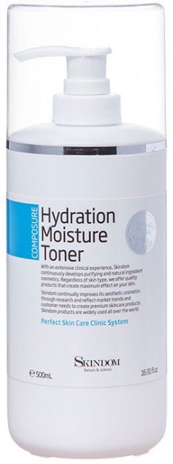 Skindom Hydration Moisture Toner Глубоко увлажняющий тоник для лица, 500 мл Skindom Hydration Moisture Toner Глубоко увлажняющий тоник для лица, 500 мл