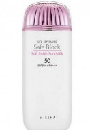 MISSHA All Around Safe Block Soft Finish Sun Milk SPF50+/PA+++ Солнцезащитное молочко, 70 мл MISSHA All Around Safe Block Soft Finish Sun Milk SPF50+/PA+++ Солнцезащитное молочко, 70 мл