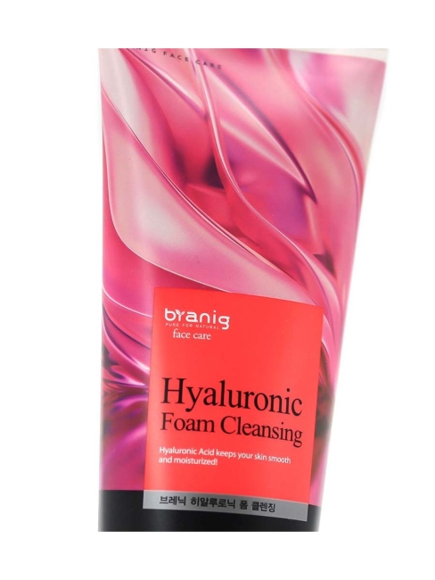 Branig Пенка для умывания с гиалуроновой кислотой глубокоочищающая Hyaluronic Foam Cleansing Deep Moisturize, 100 мл Branig Пенка для умывания с гиалуроновой кислотой глубокоочищающая Hyaluronic Foam Cleansing Deep Moisturize, 100 мл