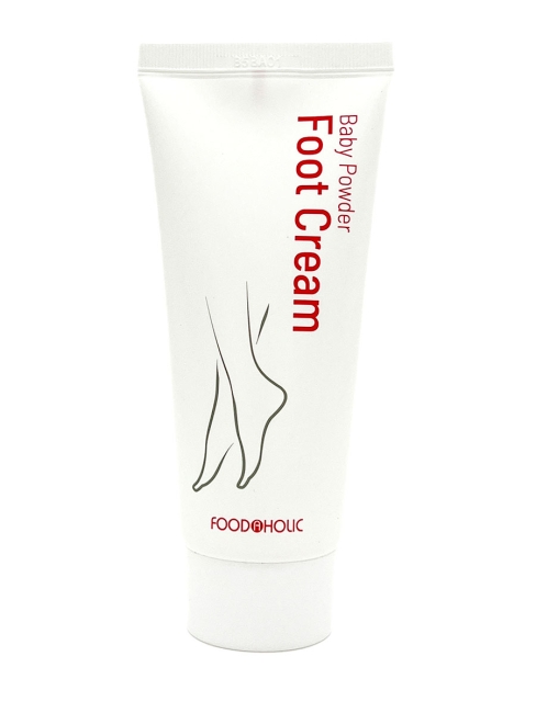 FoodaHolic Крем для ног с детской пудрой Baby Powder Foot Cream, 100 г FoodaHolic Крем для ног с детской пудрой Baby Powder Foot Cream, 100 г