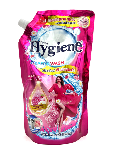 Hygiene Гель-концентрат для стирки парфюмированный Очаровательный бутон 17 стирок Detergent Lovely Bloom, 600 мл