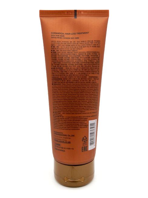 La'dor Укрепляющая маска для тонких волос Dermatical Hair Loss Treatment For Thin Hair, 200 мл