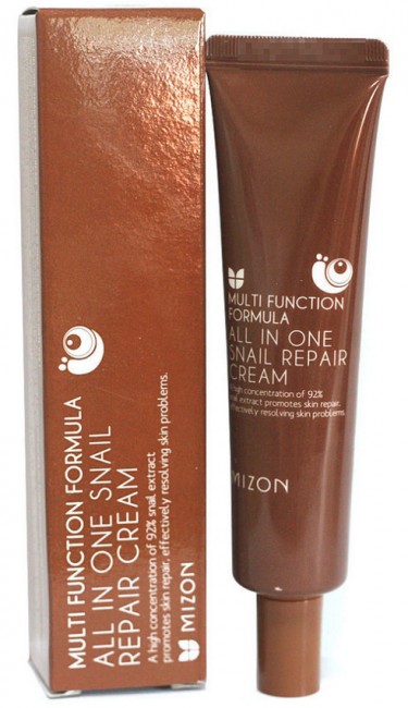 MIZON All In One Snail Repair Cream Крем для лица с муцином улитки, 35 мл