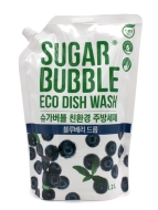 Sugar Bubble Эко-средство для мытья посуды с ароматом голубики Eco Dish Wash Blueberry, 1200 мл