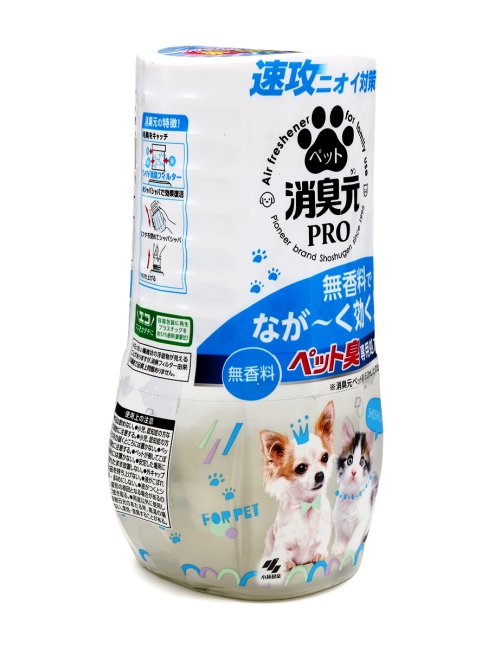 Kobayashi Жидкий дезодорант от запаха домашних животных без аромата Pharmaceutical Deodorizer PRO Pet Unscented, 400 мл Kobayashi Жидкий дезодорант от запаха домашних животных без аромата Pharmaceutical Deodorizer PRO Pet Unscented, 400 мл