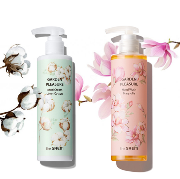 The Saem Крем для рук Garden Pleasure hand Cream Linen Cotton, 300 мл The Saem Крем для рук Garden Pleasure hand Cream Linen Cotton, 300 мл