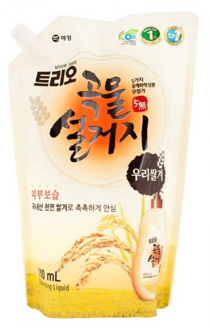 KeraSys Trio Trio Rice Bran Средство для мытья посуды Рисовые отруби, 1,2 л (сменный блок) KeraSys Trio Trio Rice Bran Средство для мытья посуды Рисовые отруби, 1,2 л (сменный блок)