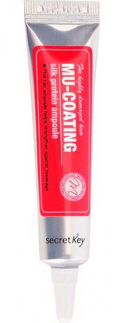 Secret Key Mu-Coating Silk Protein Ampoule Протеиновая сыворотка для волос, 15 мл Secret Key Mu-Coating Silk Protein Ampoule Протеиновая сыворотка для волос, 15 мл