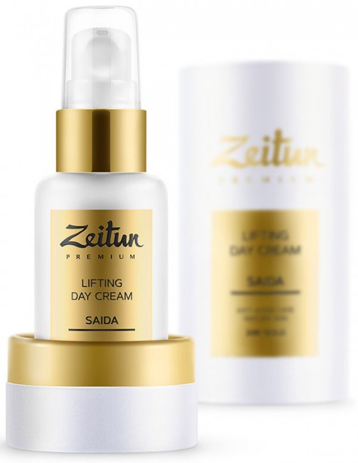 Zeitun Дневной разглаживающий крем-лифтинг Saida для зрелой кожи с 24K золотом, 50 мл