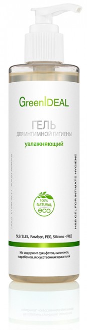 GreenIdeal Гель для интимной гигиены Увлажняющий, 240 мл GreenIdeal Гель для интимной гигиены Увлажняющий, 240 мл