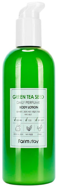 FarmStay Green Tea Seed Daily Perfume Body Lotion Парфюмированный лосьон для тела с экстрактом зеленого чая, 330 мл