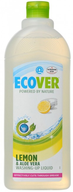 Ecover Экологическая жидкость для мытья посуды с лимоном и алоэ-вера, 1 л. Ecover Экологическая жидкость для мытья посуды с лимоном и алоэ-вера, 1 л.