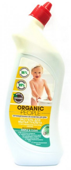 Organic People Эко гель для мытья туалета с органическим маслом сосны, 750 мл Organic People Эко гель для мытья туалета с органическим маслом сосны, 750 мл