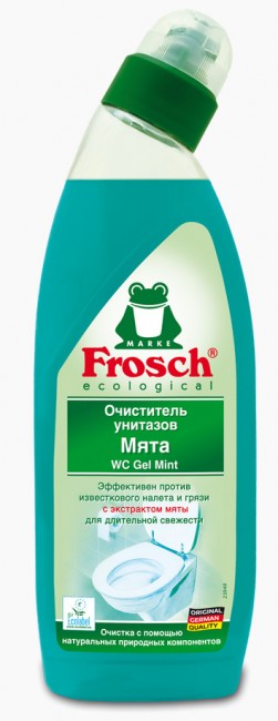 Frosch Очиститель унитазов Мята, 750 мл Frosch Очиститель унитазов Мята, 750 мл