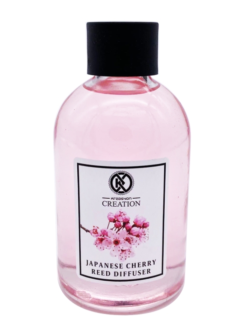Kreasyon Аромадиффузор с палочками Сакура Reed Diffuser Japanese Cherry, 115 мл