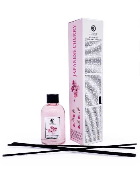 Kreasyon Аромадиффузор с палочками Сакура Reed Diffuser Japanese Cherry, 115 мл
