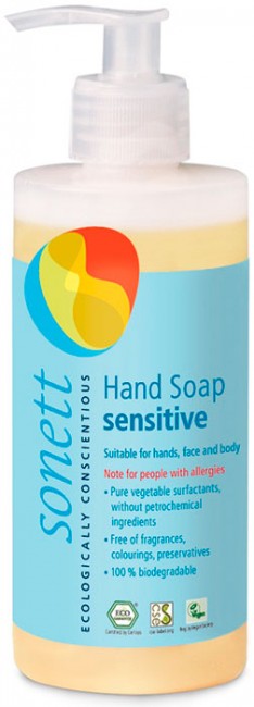 Sonett Sensitive Мыло для рук для чувствительной кожи, 300 мл Sonett Sensitive Мыло для рук для чувствительной кожи, 300 мл