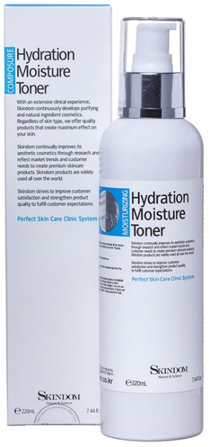 Skindom Hydration Moisture Toner Глубоко увлажняющий тоник для лица, 220 мл Skindom Hydration Moisture Toner Глубоко увлажняющий тоник для лица, 220 мл