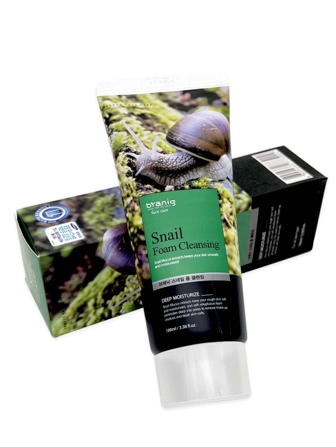 Branig Пенка для умывания глубокоочищающая с муцином улитки Snail Foam Cleansing Deep Moisturize, 100 мл
