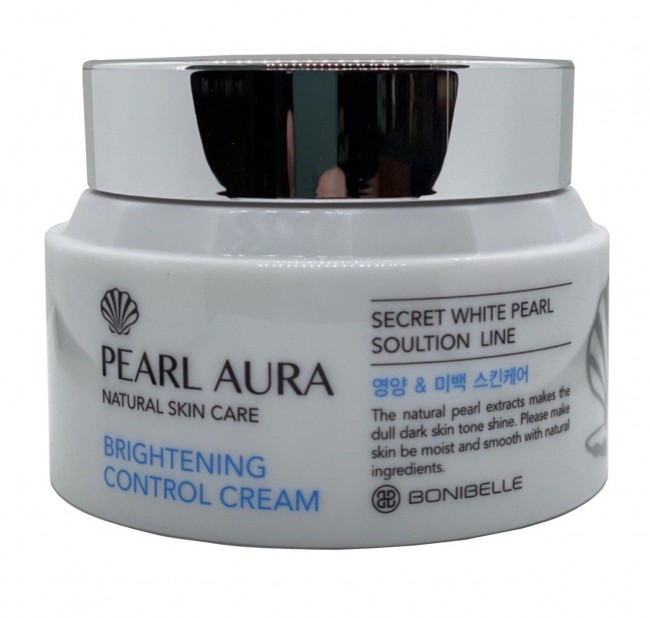 Enough Bonibelle Pearl Aura Brightening Control Cream Крем для лица с экстрактом жемчуга, 80 мл