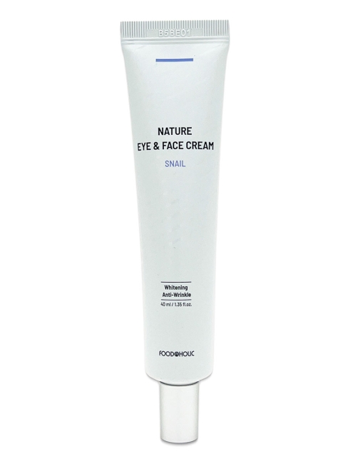 FoodaHolic Крем для век и лица с муцином улитки Nature Eye & Face Cream Snail, 40 мл