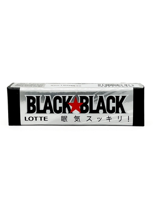 LOTTE Жевательная резинка с кофеином 3 пачки Black Black Chewing Gum, 3x32 г LOTTE Жевательная резинка с кофеином 3 пачки Black Black Chewing Gum, 3x32 г