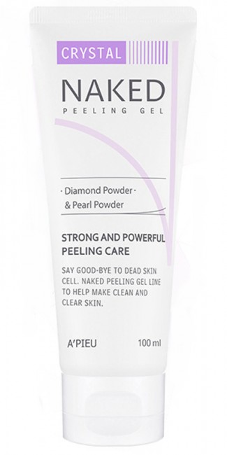 A'PIEU Naked Peeling Gel Crystal Интенсивный пилинг гель с алмазным порошком, 100 мл