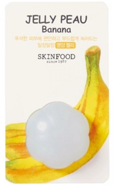SKINFOOD Jelly Peau Fruits Mask Wash Off Banana Увлажняющая витаминная маска для лица, 10 мл