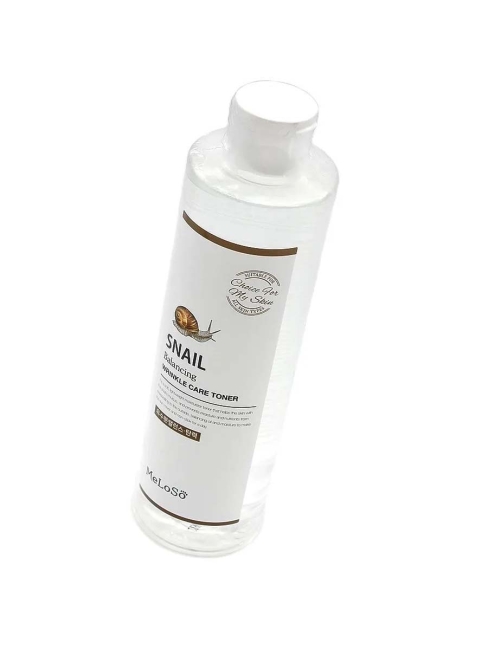 Meloso Восстанавливающий тонер с муцином улитки Snail Balancing Wrinkle Care Toner, 300 мл Meloso Восстанавливающий тонер с муцином улитки Snail Balancing Wrinkle Care Toner, 300 мл