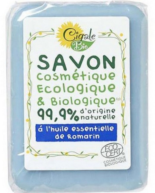 Cigale Bio Мыло твердое с эфирным маслом Розмарина, 100 г