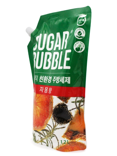 Sugar Bubble Эко-средство для мытья посуды с ароматом грейпфрута Eco Dish Wash Grapefruit, 1200 мл