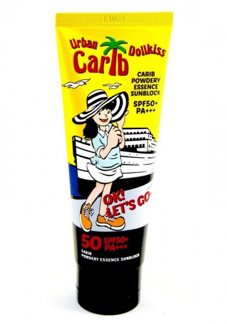 Baviphat SPF50+ Urban Dollkiss CARIB Powdery Essence Sunblock SPF50+ PA+++ Крем солнцезащитный, 120 мл Baviphat SPF50+ Urban Dollkiss CARIB Powdery Essence Sunblock SPF50+ PA+++ Крем солнцезащитный, 120 мл