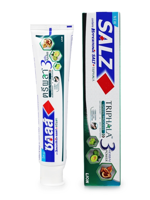 LION Паста зубная для комплексной защиты полости рта Salz Triphala Toothpaste, 160 г