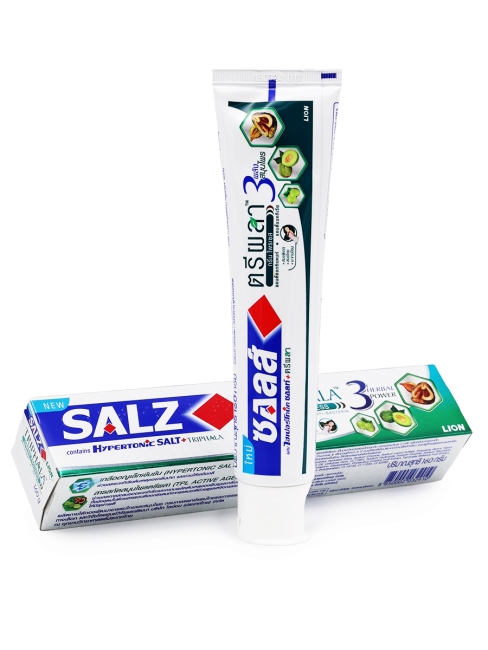 LION Паста зубная для комплексной защиты полости рта Salz Triphala Toothpaste, 160 г