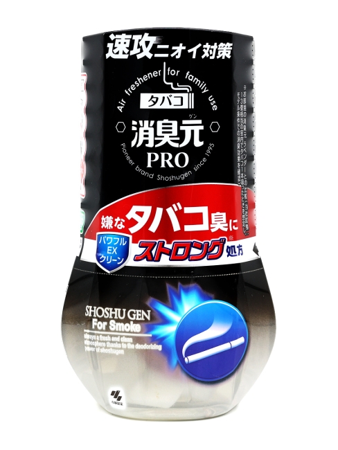 Kobayashi Жидкий дезодорант-антитабак цветочно-древесный аромат Shoshugen PRO Tobacco Strong Powerful EX Clean, 400 мл Kobayashi Жидкий дезодорант-антитабак цветочно-древесный аромат Shoshugen PRO Tobacco Strong Powerful EX Clean, 400 мл