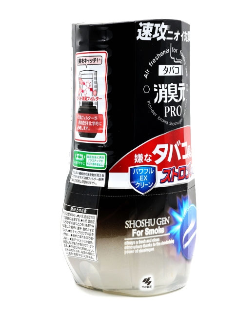 Kobayashi Жидкий дезодорант-антитабак цветочно-древесный аромат Shoshugen PRO Tobacco Strong Powerful EX Clean, 400 мл Kobayashi Жидкий дезодорант-антитабак цветочно-древесный аромат Shoshugen PRO Tobacco Strong Powerful EX Clean, 400 мл