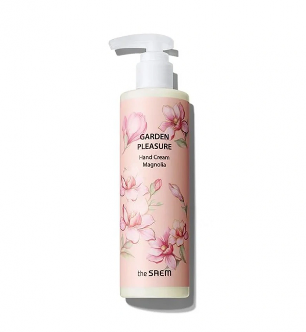 The Saem Крем для рук с ароматом магнолии Garden Pleasure Hand Cream Magnolia, 250 мл The Saem Крем для рук с ароматом магнолии Garden Pleasure Hand Cream Magnolia, 250 мл