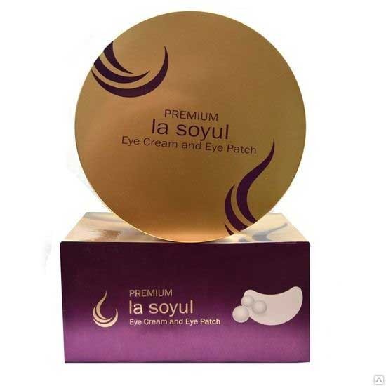 La Soyul Premium Eye Cream and Eye Patch Патчи под глаза и крем для кожи вокруг глаз в капсулах, 30 шт + 10 г